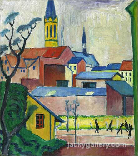 St Mary s Church, August Macke painting